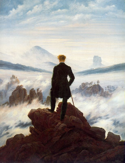 Friedrich, El trotamundos sobre el mar de neblinas